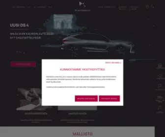 Dsautomobiles.fi(DS Automobiles Suomi) Screenshot