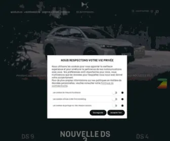 Dsautomobiles.fr(DS Automobiles : Voitures haut de gamme françaises) Screenshot