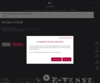 Dsautomobiles.no(Utforsk DS) Screenshot
