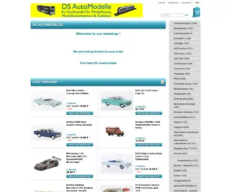 Dsautomodelle.de(DS Automodelle Modellbauvertrieb) Screenshot