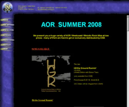 DSB-Aor-World.com(DSB-Records) Screenshot