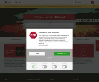 DSB.dk(Find din togrejse og pris) Screenshot