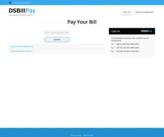 Dsbillpay.com(Webdsbillpay template) Screenshot