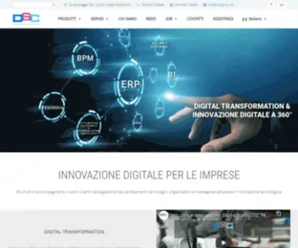 DSC-Group.net(INNOVAZIONE TECNOLOGICA E DIGITAL TRANSFORMATION PER LE IMPRESE) Screenshot