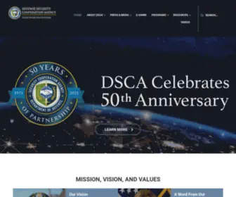 Dsca.mil(Defense Security Cooperation Agency) Screenshot