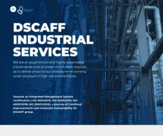 Dscaff.com(Dscaff Industrial Services) Screenshot