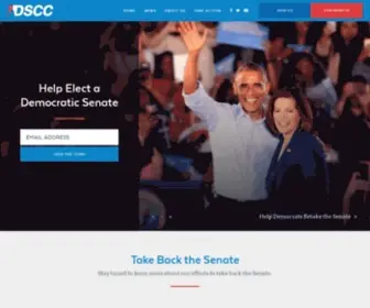 DSCC.org(Democratic Senatorial Campaign Committee) Screenshot