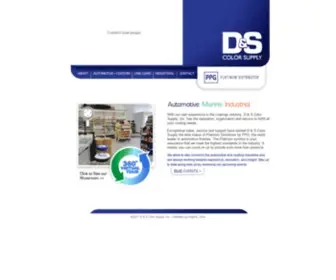 Dscolorsupply.com(D & S Color Supply) Screenshot