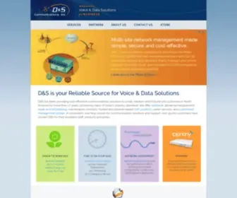 Dscomm.com(D&S Communications) Screenshot
