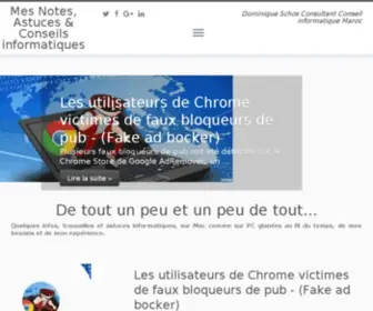 Dsconsultant.net(Mes Notes) Screenshot