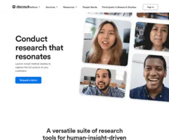 Dscout.com(Flexible, remote, in-context user research) Screenshot