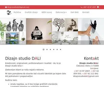 Dsdali.ba(Dizajn studio DALI) Screenshot