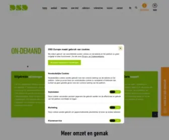 Dsdeurope.nl(DSD Europe) Screenshot