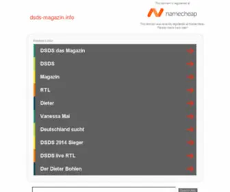 DSDS-Magazin.info(Data Stream) Screenshot