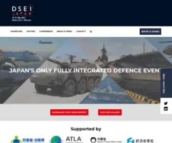 Dsei-Japan.com(DSEI Japan 2021) Screenshot