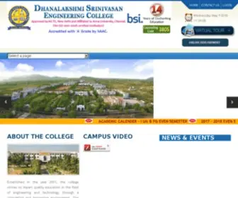 Dsengg.ac.in(Dhanalakshmi Srinivasan Engineering College) Screenshot