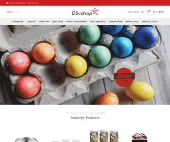 Dseshopusa.com(Beauty Products Made with Natural Ingredients) Screenshot