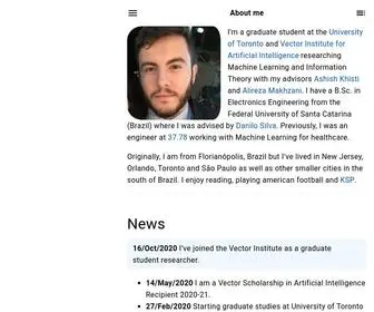 Dsevero.com(About me) Screenshot