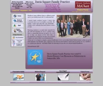 Dsfamilypractice.com(Davis Square Family Practice) Screenshot