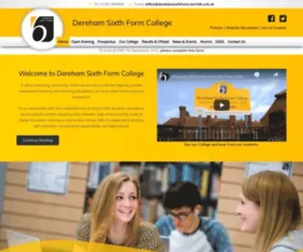 DSFC.org.uk(Dereham Sixth Form College) Screenshot