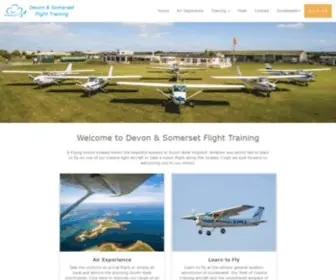 DSFT.co.uk(Devon & Somerset Flight Training) Screenshot
