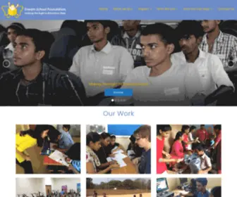 Dsfus.org(Dream School Foundation) Screenshot