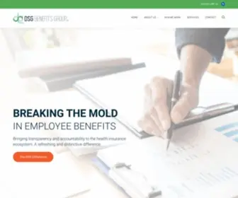 DSgbenefits.com(Breaking the mold in Employee Benefits) Screenshot