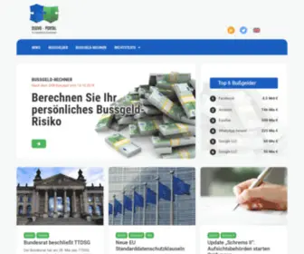 DSgvo-Portal.de(News, Bußgeld) Screenshot