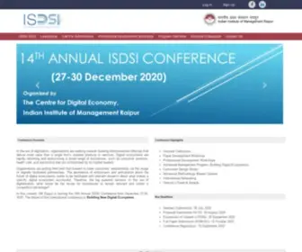 Dsiindia.org(14th Annual ISDSI Conference) Screenshot