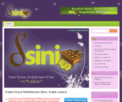 Dsini.com.my(Kursus Perkahwinan Lengkap dan Terbaik ) Screenshot