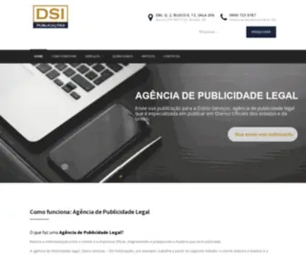 Dsipublicacoes.com.br(Agência de Publicidade Legal) Screenshot