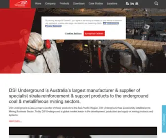 Dsiunderground.com.au(Rock Bolts) Screenshot