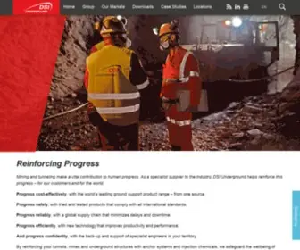 Dsiunderground.com(Underground Mining Solutions) Screenshot