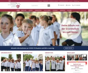 DSK.co.za(German International School Cape Town) Screenshot