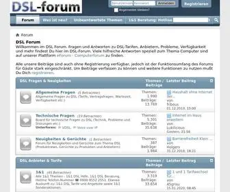 DSL-Forum.de(DSL Forum) Screenshot