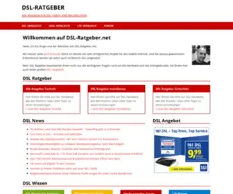 DSL-Ratgeber.net(Magazin für DSL) Screenshot