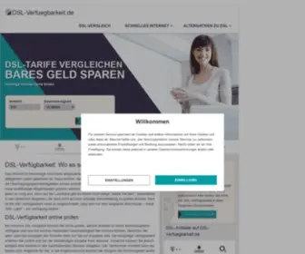 DSL-Verfuegbarkeit.de(DSL Verfügbarkeit) Screenshot