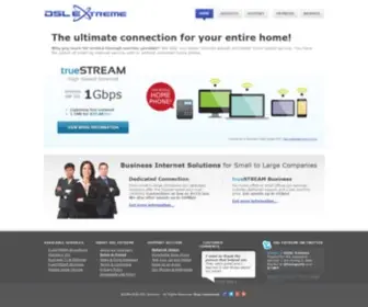 Dslextreme.com(DSL & Broadband service for your Home and Business) Screenshot