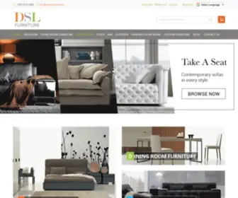 DSlfurniture.com(                                     DSL Furniture) Screenshot