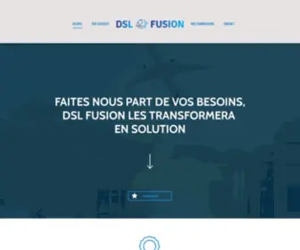 DSlfusion.fr(Accueil) Screenshot