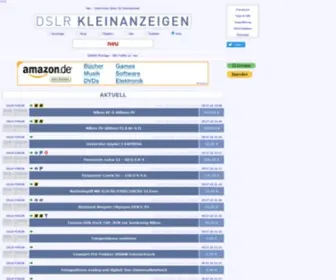 DSLR-Kleinanzeigen.de(DSLR Kleinanzeigen) Screenshot