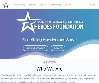 DSMHF.org(Redefining How Heroes Serve) Screenshot