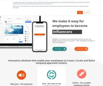 DSMN8.com(Technology designed to help your employees) Screenshot