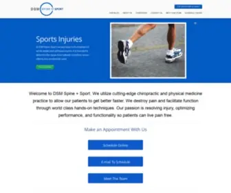 DSMspinesport.com(DSM Spine) Screenshot