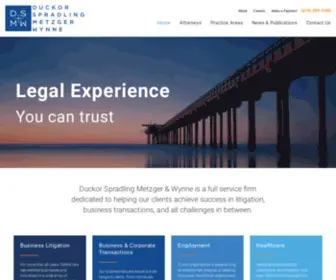 DSMW.com(Business, Employment, & Healthcare Attorneys in San Diego) Screenshot