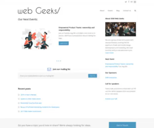 DSmwebgeeks.com(Geek it up) Screenshot