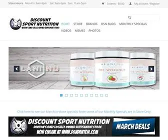 DSndenton.com(Discount Sport Nutrition) Screenshot