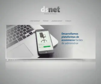 Dsnet.com.ar(Estudio de Diseño Web) Screenshot