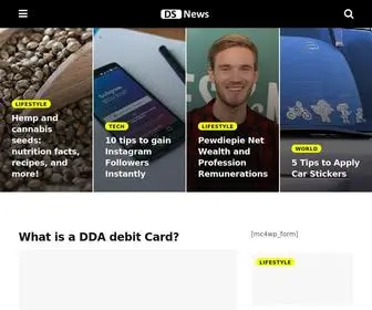 Dsnews.co.uk(DS News) Screenshot