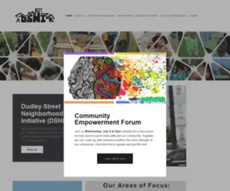 Dsni.org(The Dudley Street Neighborhood Initiative's (DSNI)) Screenshot